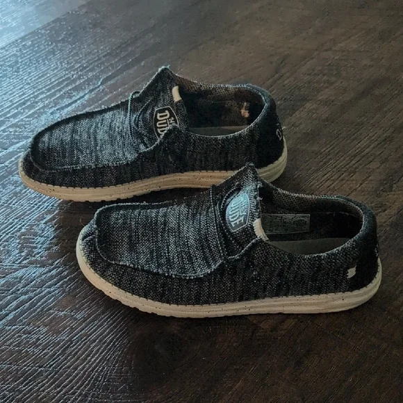 Hey Dude | Shoes | Hey Dude Mens Charcoal Slipon Loafers  display picture 1